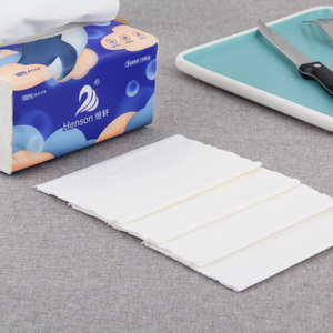 Custom Eco-friendly Soft Comfortable Silk Screen Printed Virgin Wood Pulp High Quality 5 Ply Pocket Tissue Facial Tissues Hensom
