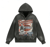 Sweat-shirts personnalisés Kornit DTG pour hommes, vêtements de sport, survêtements, sweat-shirts tie-dye à manches longues pour hommes, coton lourd