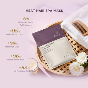 Maschera per <span class=keywords><strong>Capelli</strong></span> Autoriscaldante a Vapore per <span class=keywords><strong>Capelli</strong></span> Danneggiati, <span class=keywords><strong>Trattamento</strong></span> Professionale <span class=keywords><strong>con</strong></span> Olio di Argan, Burro di Karité e <span class=keywords><strong>Cheratina</strong></span> - Product Image 3