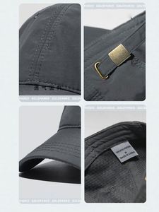 หมวกกันแดดสีพื้น 6 แผง ทรงเบสบอล ผ้าโพลีเอสเตอร์ แห้งเร็ว นุ่มสบาย สำหรับฤดูร้อน ลดราคา - Product Image 5