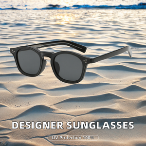 Lunettes <span class=keywords><strong>de</strong></span> <span class=keywords><strong>soleil</strong></span> classiques personnalisées en gros pour hommes et femmes, lunettes <span class=keywords><strong>de</strong></span> créateur fabriquées en plastique recyclé, UV400, fumées, tendance, promotion - Product Image 2