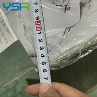 Panneaux muraux en PVC alternatifs en marbre personnalisé doré hautement brillant Feuille de marbre UV