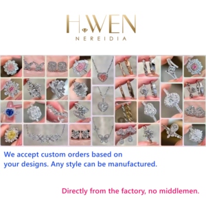 <span class=keywords><strong>H</strong></span>.WEN Diamante Suelto de Moissanita con Corte Asscher Multicolor de 8-11mm para Joyería - Product Image 6