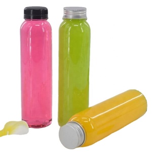 2026 Wholesale 8oz 12oz 16oz clear Food Grade Pet square Beverage <b>Plastic</b> Juice and Water PET Bottle With <b>Cap</b> - Product Image 3
