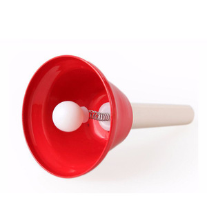 Clochettes à main colorées 8 tons, 8 pièces, vente en gros directe d'usine, instrument de percussion Orff pour l'enseignement des enfants, vendu par lot - Product Image 2