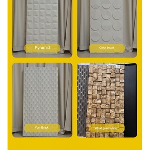 Modernes Design Polyurethan-Kunst paneel für Außenwand Massive Oberfläche Ziegel verkleidung für Hotels Große Platten formen enthalten