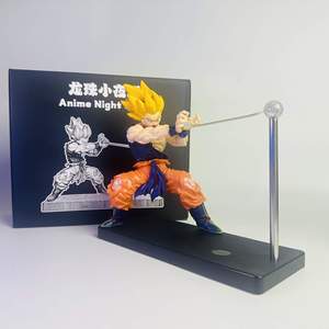 Vente en gros de figurines en PVC de 12 cm, modèles de statues lumineuses d'anime Dragon Vegeta Son <span class=keywords><strong>Goku</strong></span> Saiyan - Product Image 1