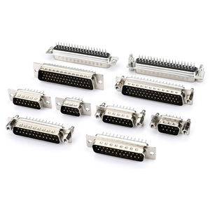 Connecteur D-SUB 25 broches femelle vertical pour <span class=keywords><strong>PCB</strong></span>, riveté, colonne en <span class=keywords><strong>cuivre</strong></span> 6.0, D-SUB 25 broches femelle V/T, prise DB 25 broches 180 degrés pour <span class=keywords><strong>PCB</strong></span> - Product Image 3