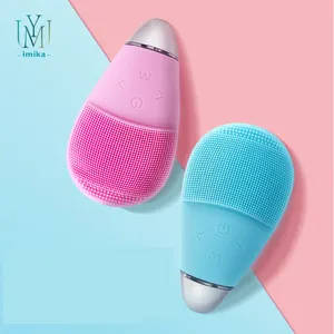 Amazing Portable Facial Cleansing Brush Silicone Face Wash Brush Manual Waterproof Cleansing Skin Care Silicone Face Scrubber