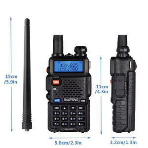 Baofeng UV-5R Çift Bantlı Amatör Telsiz Baofeng Uv-5r UV 5R İstasyon Ekipmanı El Tipi Telsiz - Product Image 2