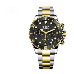 Montre mécanique multifonctionnelle pour homme, boîtier en acier inoxydable, cristal saphir, chronographe, résistante à l'eau, trois aiguilles, six cadrans - Product Image 3