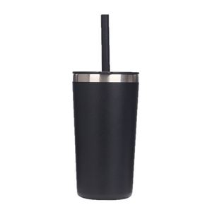 In-stock Children's Office Coffee Cup Portable Car-Mounted Insulated <b>Straw</b> Cup 6-12 Hours Insulation High-Value 304 Stainless - Product Image 6