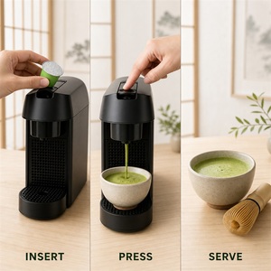 Capsules de matcha de qualité cérémonielle Uji premium compatibles avec les machines Nespresso, dosettes de thé vert biologique, marque privée - Product Image 2