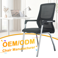 Fournisseur chinois de chaises de bureau de réunion exécutives ergonomiques de qualité supérieure avec coussin en éponge et tissu en maille