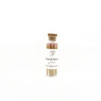 Allumettes de sécurité en bois écologiques en gros, accessoire de luxe pour bougies d'aromathérapie et décoration intérieure, pot en verre imprimé pour cadeaux de mariage