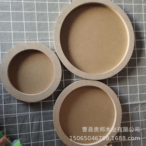 Wooden Round Photo <b>Frame</b> 15cm 20cm 25cm 30cm Tabletop Display Handmade Craft For Children DIY Decoration - Product Image 2