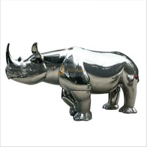 Esculturas de Acero Inoxidable de Diseño Art Deco Personalizadas ANW055 para Aniversarios y Proyectos de Paisajismo Elegante al Aire Libre Hechas a Mano - Product Image 2