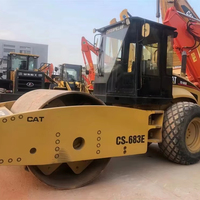 Rouleau de route utilisé d'origine japonaise à bas prix Caterpillar cat CS683E rouleaux compacteurs Caterpillar à vendre