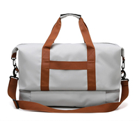 Sac de Voyage Imperméable Grande Capacité, Sac Polochon de Sport et de Voyage avec Compartiment à Chaussures