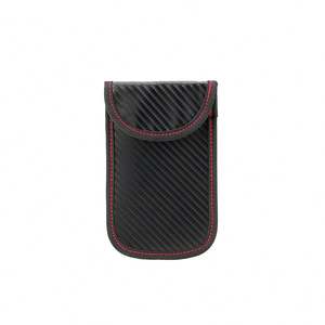 Porte-clés de voiture en cuir véritable tendance, mini-sac portable unisexe de couleur unie, porte-clés en gros - Product Image 2