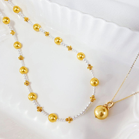 Collier pour femme en argent 925 plaqué or blanc, imitation perle, design tendance, plusieurs modes de port, cadeau d'anniversaire ou de mariage