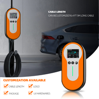 Nuevo Cargador EV de Nivel 2, 40A, Cable de 25 pies, Certificado ETL, 220V-240V, Enchufe NEMA 14-50, Conector J1772, 9.6kW, Cargador Portátil para Vehículos Eléctricos