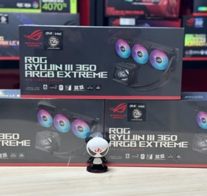 For ASUS <strong>ROG</strong> Ryujin III 360 ARGB EXTREME Liquid CPU Cooler Asetek Pump Magnetic Fans Water Cooling for Computer <strong>Case</strong> - Product Image 1