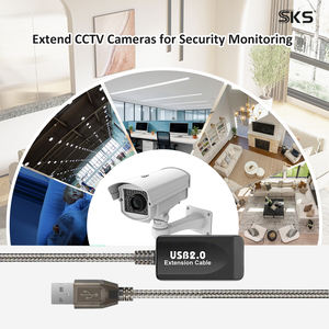 <span class=keywords><strong>Cable</strong></span> de Extensión USB 2.0 de 5 Metros, AM <span class=keywords><strong>a</strong></span> AF, <span class=keywords><strong>Cable</strong></span> de Nailon Trenzado Plateado Transparente para <span class=keywords><strong>PC</strong></span>, Unidad Flash USB, Cámara Web, <span class=keywords><strong>Impresora</strong></span> - Product Image 3