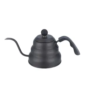 鹅颈倒咖啡水壶咖啡和茶高级不锈钢1.2升炉灶壶