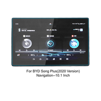 Protection d'écran en verre trempé HD transparent anti-bulles 9H 2.5D de haute qualité 0,33 mm pour navigation automobile BYD Song Plus 10,1'' 12,8''