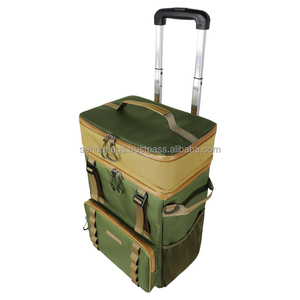 Carrito Nevera para Picnic, para 4 Personas, con Ruedas, Mochila, Bolsas Personalizadas, para Campamento al Aire Libre, Carrito con Ruedas Extraíbles - Product Image 1