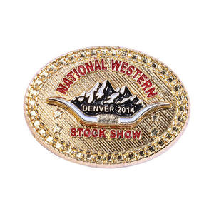 Latón antiguo Gole Aurelio Casillas Hebilla de cinturón Logotipo 3D personalizado Accesorio de metal hecho a mano - Product Image 6