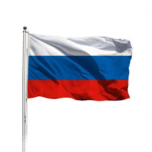 Bandiera Pieghevole Personalizzata 3x5 FT in Poliestere Stile Sportivo con Stampa a Colori per la <span class=keywords><strong>Russia</strong></span> - Vendita all'Ingrosso Swil - Product Image 1