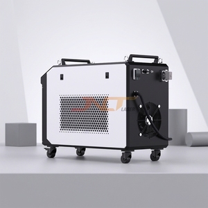 Machine de nettoyage <span class=keywords><strong>laser</strong></span> à impulsions 1000W robuste pour l'élimination de la rouille et de la peinture sur les bogies de trains à grande vitesse et les roues de trains, pour <span class=keywords><strong>atelier</strong></span> - Product Image 2