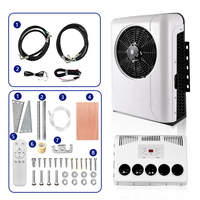 Climatiseur portable 12V 24V DC pour camion, APU, tracteur électrique, camping-car et fourgonnette, avec alimentation batterie séparée