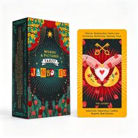 Cartes de tarot personnalisées imprimées, durables, écologiques, finition brillante, en papier, pour jeux, fêtes, cadeaux - Fabrication en usine