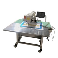 Machine à coudre industrielle manuelle à plat, robuste, à une aiguille, pour bagages, chaussures, jeans, sacs à dos, avec point de verrouillage programmable
