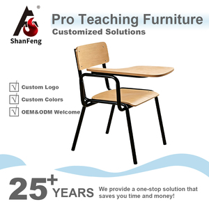 Modern Metal Wood Ergonomic School Furniture Classroom Timber Armchair <strong>Chair</strong> With Writing Pad Student Training <strong>Chairs</strong> - Product Image 1