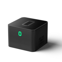 Ioniseur d'air portable Airwoods à économie d'énergie, générateur d'ions négatifs avec batterie de 3500 mAh pour les voyages, les hôtels et la maison