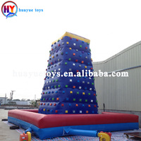 Sortie d'usine populaire pvc Sports de plein air jeux d'équipe construction gonflable pour adultes enfants gonflable mur d'escalade