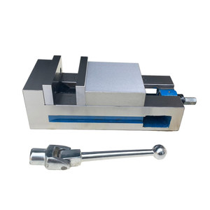 8 Inch Heavy Duty Smooth Vise Milling Machine Flat Jaw Bench Vise Right Angle <b>Clamp</b> Precision Type Manual Drive - Product Image 1