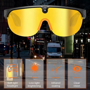 Lunettes de cyclisme intelligentes G5 AI avec caméra HD 4K, traduction vidéo 800W, musique, appels, verres photochromiques, lunettes de soleil sport pour hommes - Product Image 4