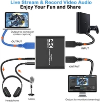 Dongle/carte d'enregistrement vidéo HDMI 4K vers usb 3.0, 1080P, pour Capture vidéo, accessoires d'ordinateur de jeu