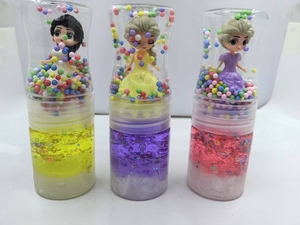 Venta Directa de Fábrica, Juguete Infantil de Colores Variados, Muñeca Princesa, Botella Pequeña, 6 Colores, Slime de Cristal - Product Image 2
