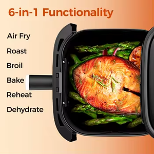 Precios Increíbles: Horno Digital Inteligente con Pantalla Táctil, Freidora de Aire sin Aceite, Antiadherente, con Bandeja, 5.5L 8L - Product Image 5