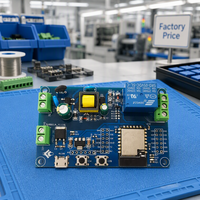 Modul Relay Satu Kanal WIFI BLE Bertenaga AC/DC Papan Pengembangan ESP32-C3/ESP-C3-12F
