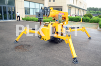 Mini-grue hydraulique mobile, grue araignée, élévateurs de chantier pour levage en intérieur