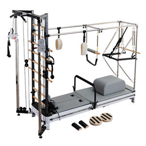 Machine de Pilates multifonctionnelle 5-en-1 en aluminium durable : <span class=keywords><strong>Cadillac</strong></span>, Reformer, Combo Studio, Trapeze Tower et Table - Product Image 1
