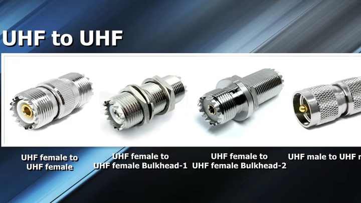 RF Mount Adapter For PL-259 UHF SO-239 Female To Female Bulkhead