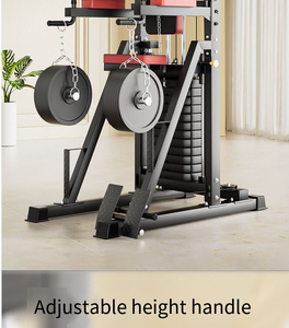 DINUO Torre de Ejercicios Multifunción Comercial con Estación de Dominadas Asistidas, Barras <span class=keywords><strong>Paralelas</strong></span> y Pila de Pesas para Gimnasio en Casa - Product Image 4